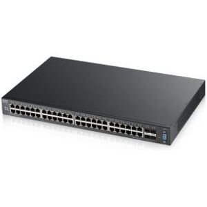 ZyXEL XGS2210-52 Managed L2 Gigabit Ethernet (10/100/1000) 1U Zwart