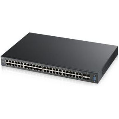 ZyXEL XGS2210-52 Managed L2 Gigabit Ethernet (10/100/1000) 1U Zwart