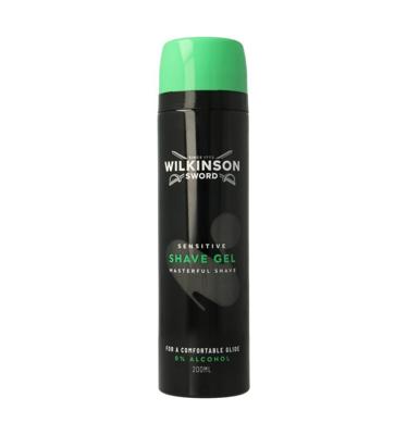 Shave gel sensitive