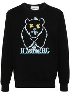 Iceberg t-shirt en coton à logo imprimé - Noir