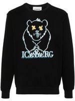 Iceberg t-shirt en coton à logo imprimé - Noir - thumbnail