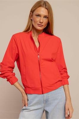 Studio Anneloes Benja Bomber Jacket 13671 Jackets 2800 Coral Red