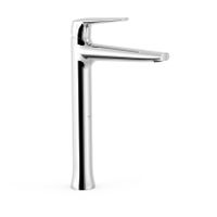 Wastafelkraan Tres Fuji | Opbouw | Mengkraan | Hoog model | 1-hendel | Chroom