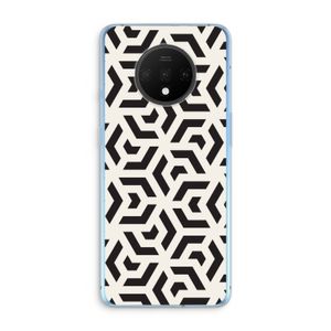 Crazy pattern: OnePlus 7T Transparant Hoesje