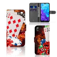 Huawei Y5 (2019) | Wallet Case | met Pasjes | Casino