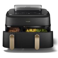Philips NA552/00 Dual Basket Airfryer Zwart