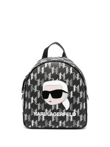 Karl Lagerfeld sac à dos K/Ikonik 2.0 à motif monogrammé - Noir