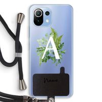 Green Brush: Xiaomi Mi 11 Lite Transparant Hoesje met koord
