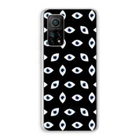 Eyes pattern: Xiaomi Mi 10T 5G Transparant Hoesje