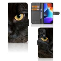 Xiaomi Redmi Note 12 Pro Plus | Telefoonhoesje | Met pasjeshouder | Zwarte Kat Xiaomi Redmi Note 12 Pro Plus | Telefoonhoesje | Met pasjeshouder | Zwarte Kat
