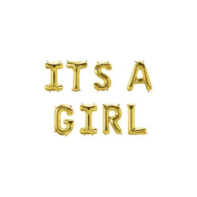 Paperdreams Folie ballon slinger - its a girl