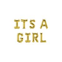 Paperdreams Folie ballon slinger - its a girl