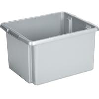 Sunware Opslagbox Nesta - kunststof - 32L - grijs - 45 x 36 x 24 cm