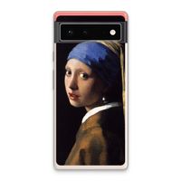 The Pearl Earring: Google Pixel 6 Transparant Hoesje