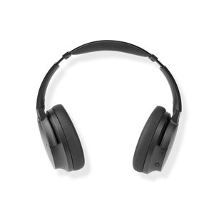 Nedis HPBT3261BK hoofdtelefoon/headset Hoofdtelefoons Bedraad en draadloos Hoofdband Oproepen/muziek USB Type-C Bluetooth Zwart