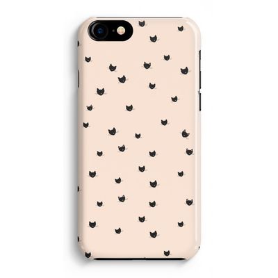 Kleine kattenkopjes: Volledig Geprint iPhone 7 Plus Hoesje