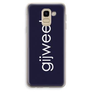Gijweet: Samsung Galaxy J6 (2018) Transparant Hoesje