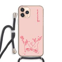 Best Friends: iPhone 11 Pro Transparant Hoesje met koord