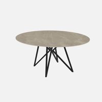 Calacatta Stone Grey Lidia Rond 160 x 160 Mat Nee, geen extra poedercoating - thumbnail
