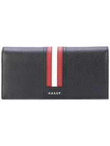 Bally portefeuille long à bande contrastante - Noir