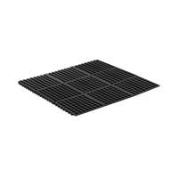 ring rubber mat - 92 x 92 x 1 cm - zwart ring rubber mat - 92 x 92 x 1 cm - zwart