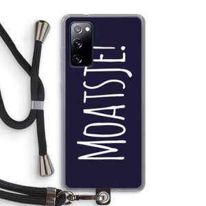 Moatsje!: Samsung Galaxy S20 FE / S20 FE 5G Transparant Hoesje met koord