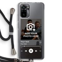 Music Player: Xiaomi Redmi Note 10 Pro Transparant Hoesje met koord