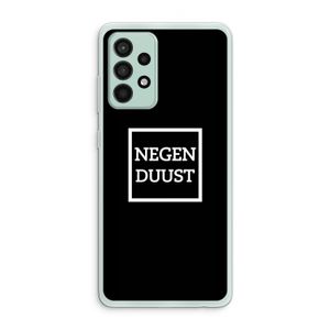 Negenduust black: Samsung Galaxy A52s 5G Transparant Hoesje