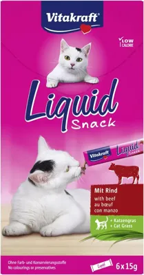 Vitakraft Liquid Snack rund & inuline, 6 x 15g