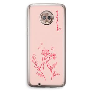 Giving Flowers: Motorola Moto G6 Transparant Hoesje