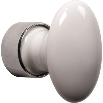 Meubelkn.pors.Ovaal 33mm MGN/wit Meubelkn.pors.Ovaal 33mm MGN/wit