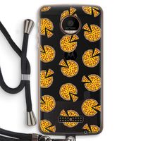 You Had Me At Pizza: Motorola Moto Z Force Transparant Hoesje met koord