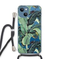 Bananenbladeren: iPhone 13 Transparant Hoesje met koord