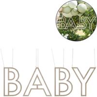 Ginger Ray hangdecoratie baby 38 cm | 10 stuks