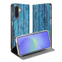 Standcase Hoesje Samsung Galaxy A17 Wood Blue
