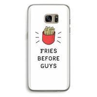 Fries before guys: Samsung Galaxy S7 Edge Transparant Hoesje