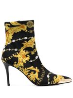 Versace Jeans Couture bottines Scarlett 110 mm en cuir - Noir - thumbnail