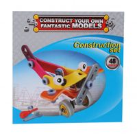 Free and Easy constructieset vliegtuig 48 delig - thumbnail