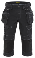 Blåkläder Piraatbroek denim stretch X1900 19911141 | Zwart | Maat 46 - 7330509532836 Blåkläder Piraatbroek denim stretch X1900 19911141 | Zwart | Maat 46 - 7330509532836