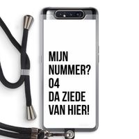 Da ziede van hier: Samsung Galaxy A80 Transparant Hoesje met koord