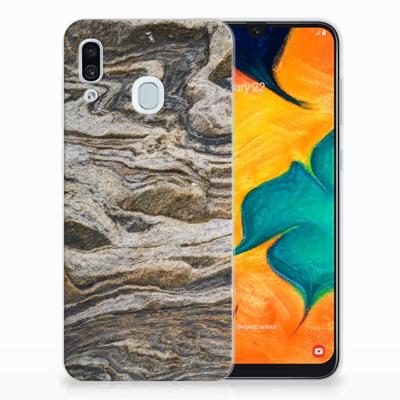Samsung Galaxy A30 | TPU | Siliconen hoesje | Steen
