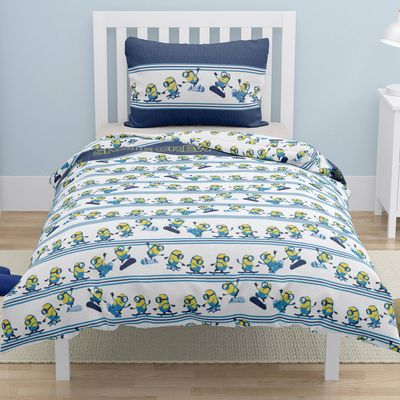 Minions Dekbedovertrek Skate Crew - Eenpersoons - 140 X 200 Cm - Katoen Minions Dekbedovertrek Skate Crew - Eenpersoons - 140 X 200 Cm - Katoen