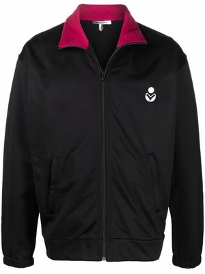 MARANT veste bomber à logo brodé - Noir