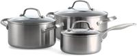 GreenPan Pannenset Geneva - RVS - 3 Delig