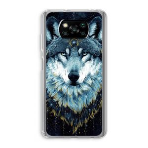 Darkness Wolf: Xiaomi Poco X3 Pro Transparant Hoesje
