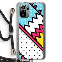 Pop Art #2: Xiaomi Redmi Note 10S Transparant Hoesje met koord