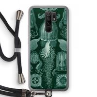Haeckel Cubomedusae: Xiaomi Redmi 9 Transparant Hoesje met koord