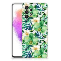 Samsung Galaxy A73 5G TPU Case Orchidee Groen