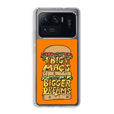 Big Macs Bigger Dreams: Xiaomi Mi 11 Ultra Transparant Hoesje