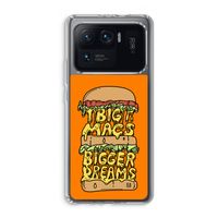 Big Macs Bigger Dreams: Xiaomi Mi 11 Ultra Transparant Hoesje